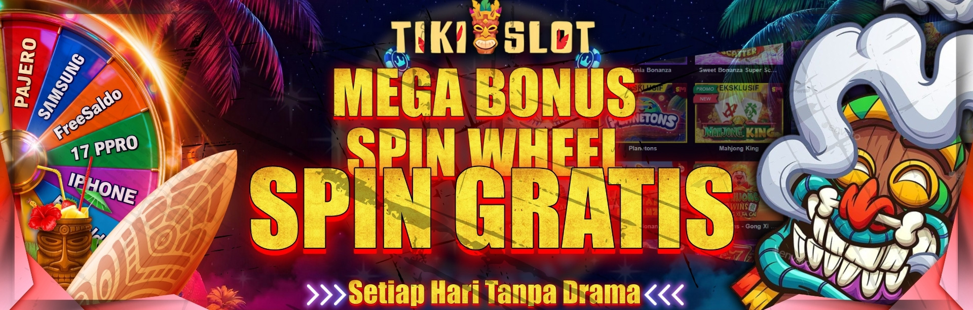 BONUS SPIN WHEEL TIKISLOT