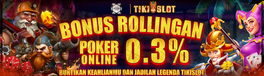 Bonus Rollingan Poker 0.3%